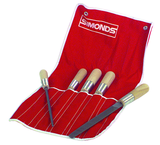 5 Pc. 8" General Purpose File Set-with Handles - All Tool & Supply