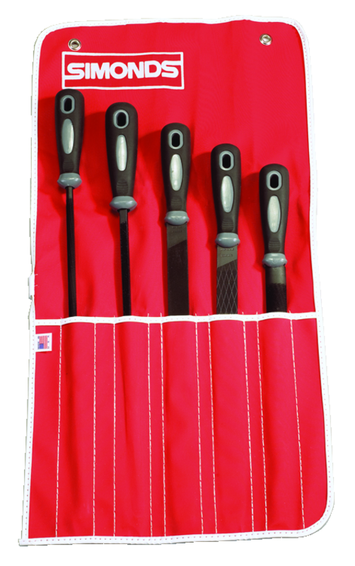 5 Pc. Hand File Set - 8" Bastard Cut - All Tool & Supply