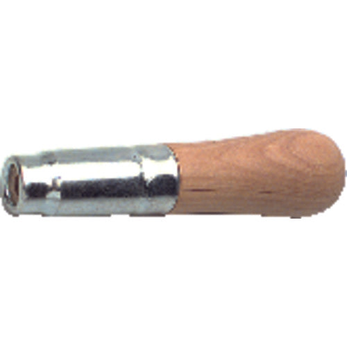 Short Ferule Wood File Handle - #1 Fits 3–4″ Files - All Tool & Supply