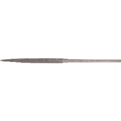 ‎Quality Import Diamond Needle File - 3″ Diamond Length-5-1/2″ Overal Length-100 Grit - Half Round - All Tool & Supply