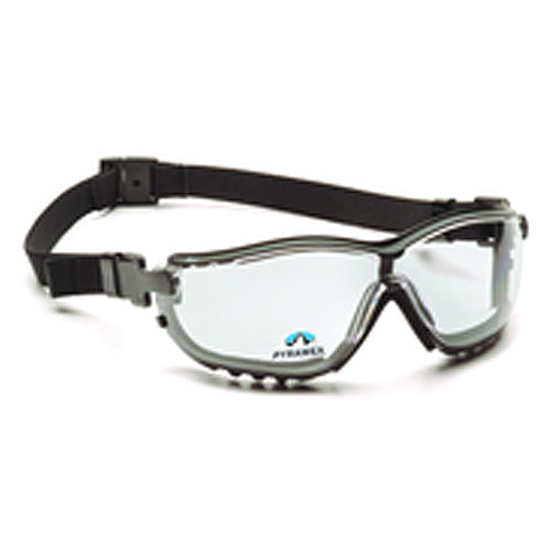 2.5 Magnification Safety Glasses- Clear Lens, Black Frame V2 Reader Style - All Tool & Supply