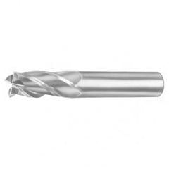 3mm Dia. x 57mm Overall Length 4-Flute Square End Solid Carbide SE End Mill-Round Shank-Center Cut-AlTiN - All Tool & Supply