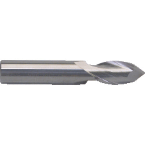 ‎DMM-030-4120X 3mm Dia. 38mm OAL 120 Degree 4 Flute Solid Carbide Drill Mill - AlTiN - All Tool & Supply