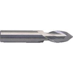 ‎DMM-030-2120X 3mm Dia. 38mm OAL 120 Degree 2 Flute Solid Carbide Drill Mill - AlTiN - All Tool & Supply