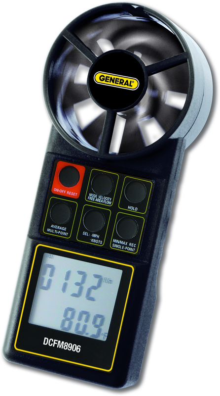 #DCFM8906 Digital Airflow Meter - All Tool & Supply