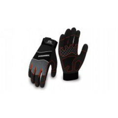 Medium Black Synthetic Leather Work & Drivers Gloves