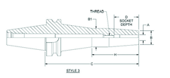 HSK100 5/8 x 6.30 - Shrink Fit Tool Holder - All Tool & Supply