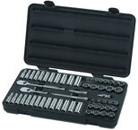 57PC 3/8" DRIVE 12 PT SKT SET - All Tool & Supply