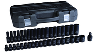 39PC 1/2" DR 6PT METRICSTD/DEEP - All Tool & Supply