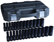 27PC 1/2" DR 6PT SAE/METRIC DEEP - All Tool & Supply