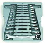 12PC COMB RATCHETING WRENCH SET - All Tool & Supply