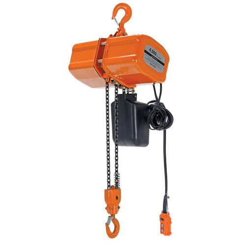 Econ Chain Hoist W/ Container 4K 1 Phase - Exact Industrial Supply