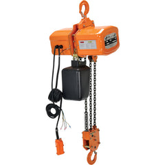 Econ Chain Hoist W/ Container 6K 3 Phase - Exact Industrial Supply