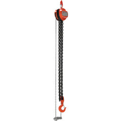 Manual Chain Hoist 10K Capacity 10 Ft - Exact Industrial Supply