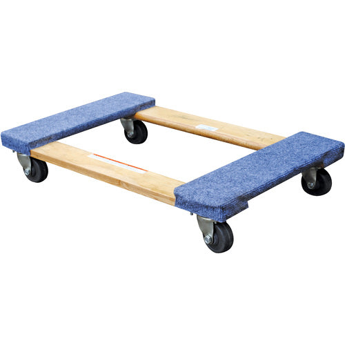 Carpet End Hardwood Dolly 0.9Klb 18 × 30 - Exact Industrial Supply