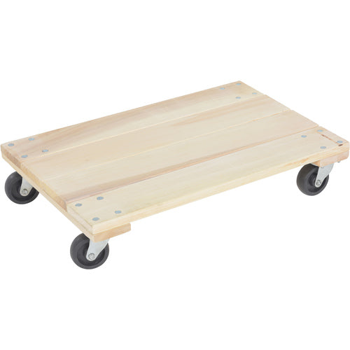 Hardwood Dolly-Econ Solid 0.9Klb16 × 24 - Exact Industrial Supply