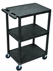 Utility Cart Plus 3 Flat Shelves - 24" x 18" x 42" - All Tool & Supply