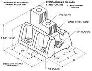 2 Pc. Boring Mill Jaws - #HR-BM-12-7-TJ For 12" Chucks - All Tool & Supply