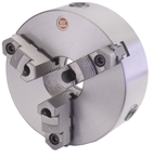 25" 3 Jaw Self Centering Scroll Chuck; Flatback; Steel Body; Top Reversible Jaw - All Tool & Supply