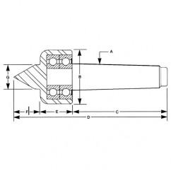 5MT Triple Bearing Standard - Live Center - All Tool & Supply