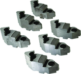 Set of 6 Hard Master Jaw - #7-885-610 For 10" Chucks - All Tool & Supply