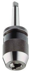 1/32 - 1/2'' Capacity - 2 MT Shank - Keyless Drill Chuck with Integral Shank - All Tool & Supply