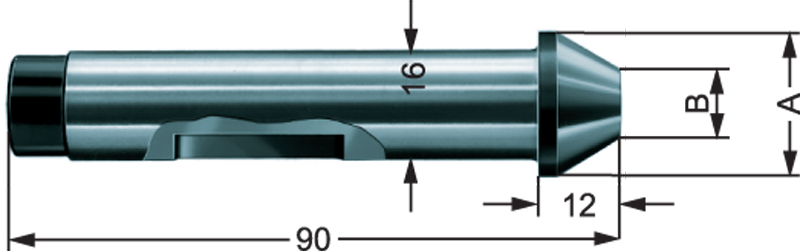 .630" Dia. - Series 680-40 - Center for Face Driver - All Tool & Supply