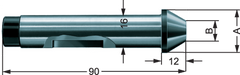 .630" Dia. - Series 680-40 - Center for Face Driver - All Tool & Supply