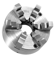 Ajust-Tru+ Universal Chuck - 6" Plain Mount; 6-Jaw - All Tool & Supply