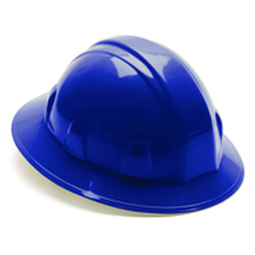 Hard Hat - Blue Full Brim 4 Point Ratchet Style - All Tool & Supply