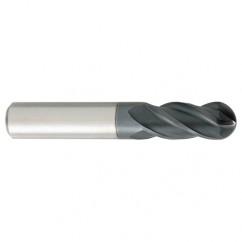 5/8" Dia. - 3-1/2" OAL - Carbide - Ball End HP End Mill-4 FL - All Tool & Supply