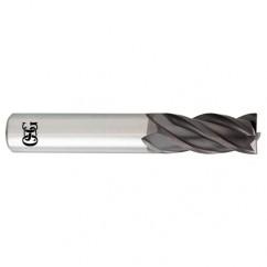 9/64 x 3/16 x 1/2 x 2 4Fl  Square Carbide End Mill - TiALN - All Tool & Supply