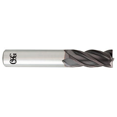 ‎5/64″ Dia. × 1/8″ Shank × 1/4″ DOC × 1-1/2″ OAL, Carbide, TiAlN, 4 Flute, Round, Square, Solid End Mill - All Tool & Supply