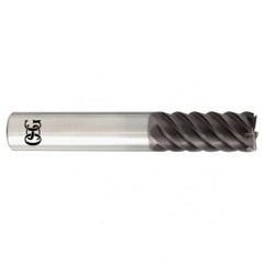 7/8 x 7/8 x 7/8 x 7/8 6Fl  Square Carbide End Mill - TiALN - All Tool & Supply