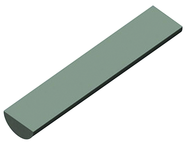 3mm x 57mm - Half Round Carbide Blank - All Tool & Supply