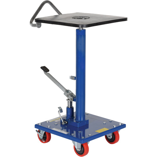 Hydraulic Post Table 300 lb 16 × 16 - Exact Industrial Supply