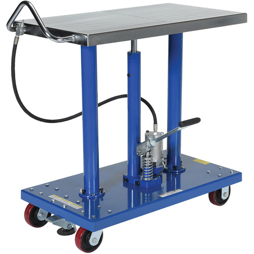 Hydraulic Air Post Table 2K lb 24 × 36 - Exact Industrial Supply