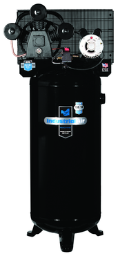 60 Gal. Single Stage Air Compressor, Vertical, Hi-Flo, Cast Iron, 155 PSI - All Tool & Supply