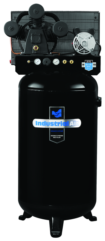 80 Gal. Single Stage Air Compressor, Stationary - All Tool & Supply