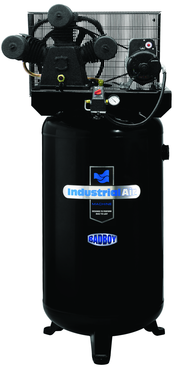 80 Gal. Single Stage Air Compressor, Vertical, Super Hi-Flo, 155 PSI - All Tool & Supply