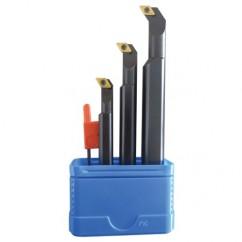 Set of 3 Boring Bars - Includes 1 of Each: A06JSTFCR2, A08KSTFCR2, A10MSTFCR2 - All Tool & Supply