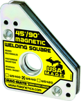 Magnetic Welding Square - Covered Heavy Duty - 3-3/4 x 3/4 x 4-3/8'' (L x W x H) - 75 lbs Holding Capacity - All Tool & Supply