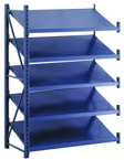 52 x 24 x 78" - Welded Frame Single Tilt Shelving Add-On Unit (Gray) - All Tool & Supply