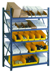 52 x 24 x 78" - Welded Frame Single Tilt Shelving Starter Unit (Gray) - All Tool & Supply