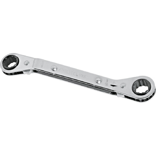 ‎Proto Offset Double Box Reversible Ratcheting Wrench 1/4″ × 5/16″ - 12 Point - All Tool & Supply