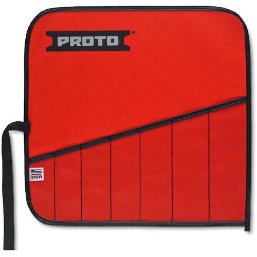 Proto Red Canvas 7-Pocket Tool Roll - All Tool & Supply