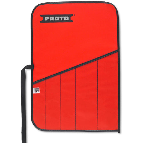 Proto Red Canvas 5-Pocket Tool Roll - All Tool & Supply