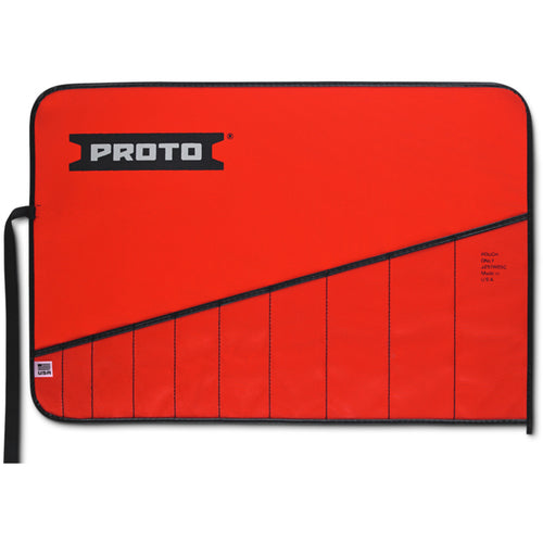 Proto Red Canvas 10-Pocket Tool Roll - All Tool & Supply