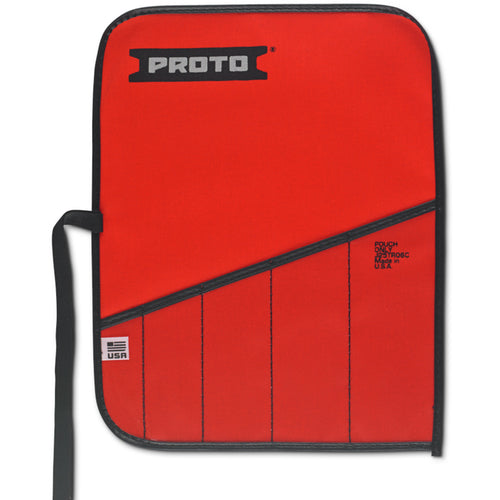 Proto Red Canvas 5-Pocket Tool Roll - All Tool & Supply