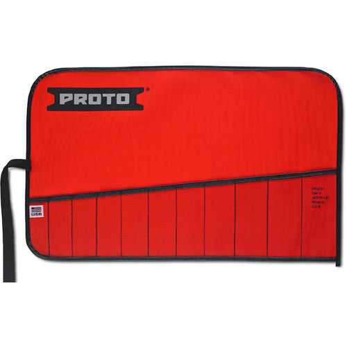 Proto Red Canvas 11-Pocket Tool Roll - All Tool & Supply